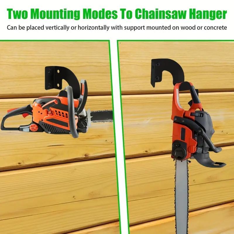 Workshop Tools Hanger - Support mural pour tronçonneuse, robuste, organisateur