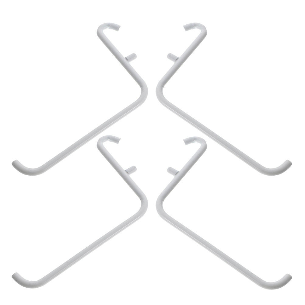 Workshop Tools Hanger - 4 pièces de crochets métalliques pour