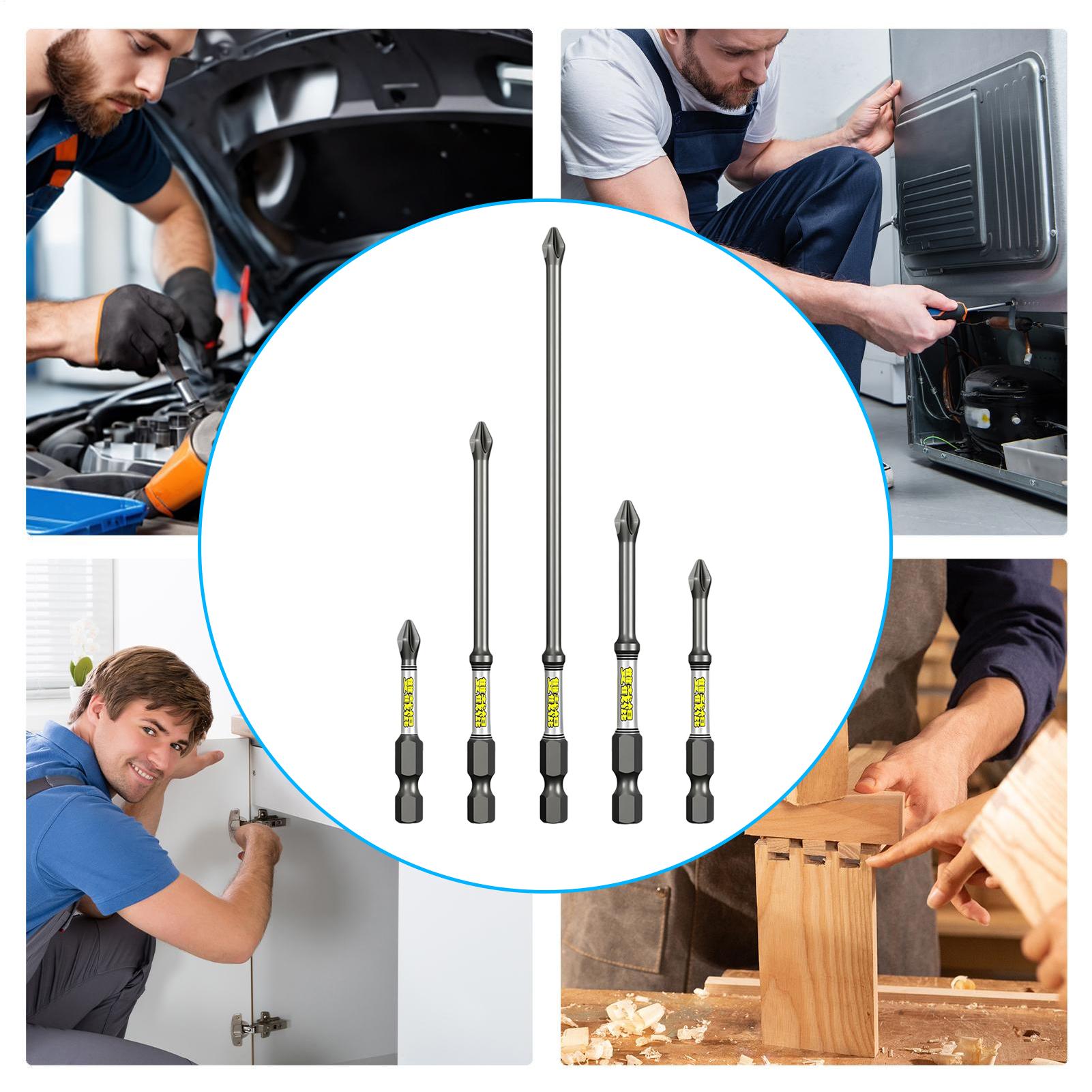 Jeu de 5 embouts de tournevis  - Tools In The Workshop avis et prix