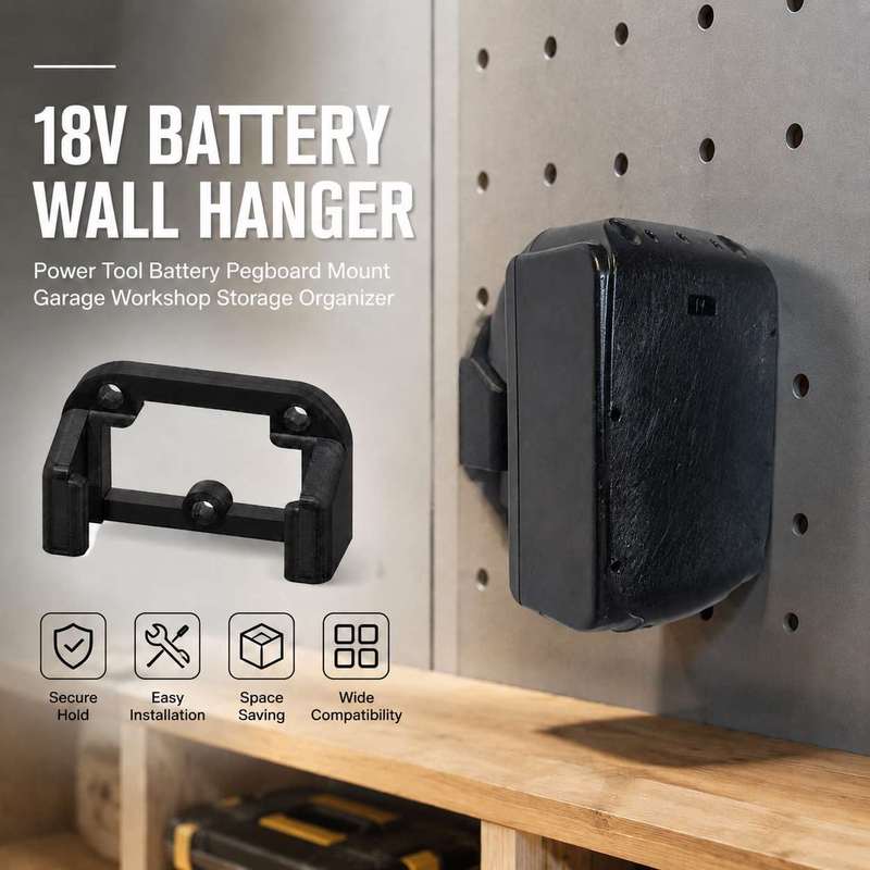 Support mural pour batterie 18 - Workshop Tools Hanger avis et prix